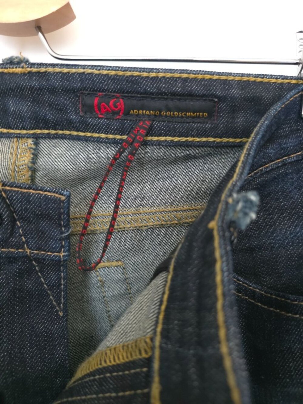 AG Adriano Goldschmied THE KISS Dark Wash Bootcut Jeans Women's 30R Made In USA - Picture 6 of 12